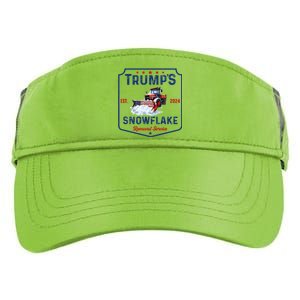 TrumpS Snowflake Removal Service Funny Trump 2024 Adult Drive Performance Visor