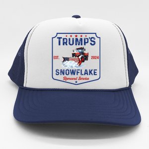 TrumpS Snowflake Removal Service Funny Trump 2024 Trucker Hat