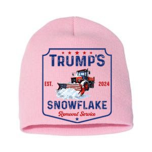 TrumpS Snowflake Removal Service Funny Trump 2024 Short Acrylic Beanie