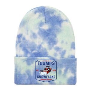 TrumpS Snowflake Removal Service Funny Trump 2024 Tie Dye 12in Knit Beanie