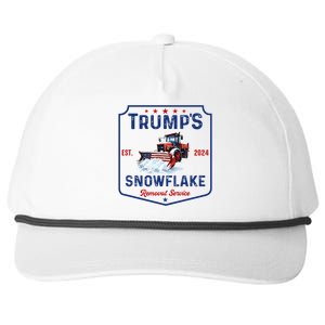 TrumpS Snowflake Removal Service Funny Trump 2024 Snapback Five-Panel Rope Hat