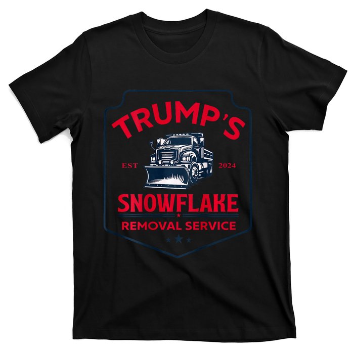 TrumpS Snowflake Removal Service Funny Trump 2024 T-Shirt