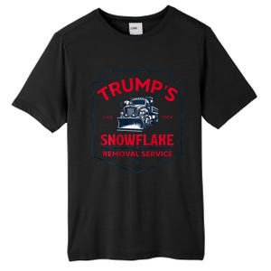 TrumpS Snowflake Removal Service Funny Trump 2024 Tall Fusion ChromaSoft Performance T-Shirt