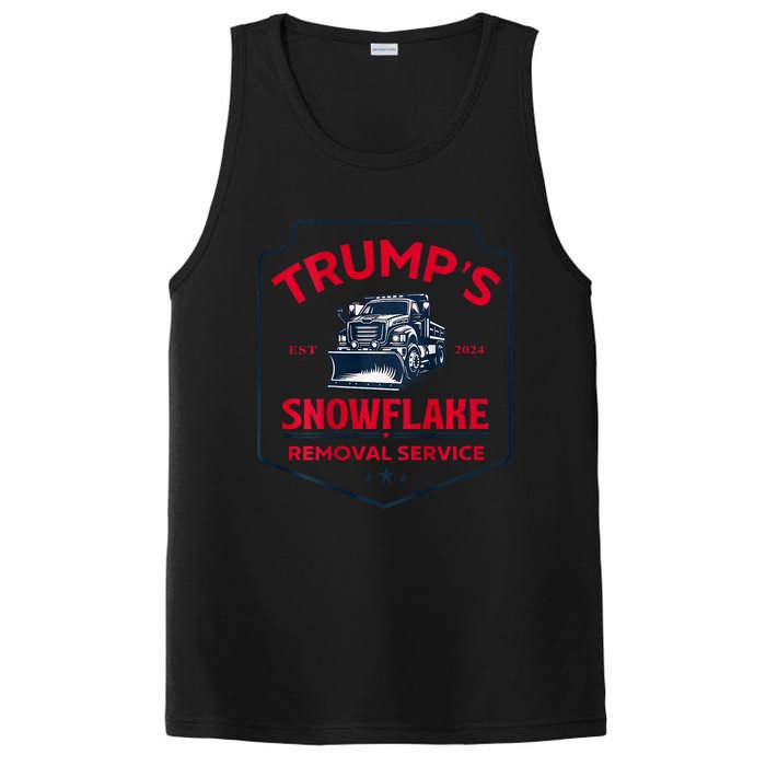 TrumpS Snowflake Removal Service Funny Trump 2024 PosiCharge Competitor Tank