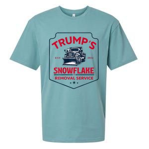 TrumpS Snowflake Removal Service Funny Trump 2024 Sueded Cloud Jersey T-Shirt