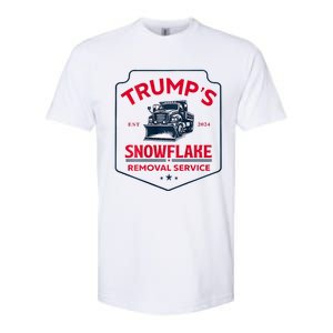 TrumpS Snowflake Removal Service Funny Trump 2024 Softstyle CVC T-Shirt