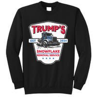 Trumps Snowflake Removal Service Funny Trump 2024 Sweatshirt