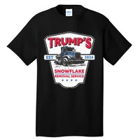 Trumps Snowflake Removal Service Funny Trump 2024 Tall T-Shirt