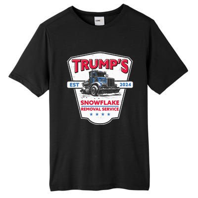 Trumps Snowflake Removal Service Funny Trump 2024 Tall Fusion ChromaSoft Performance T-Shirt