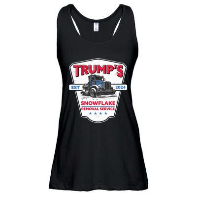 Trumps Snowflake Removal Service Funny Trump 2024 Ladies Essential Flowy Tank