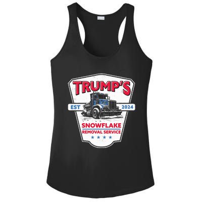 Trumps Snowflake Removal Service Funny Trump 2024 Ladies PosiCharge Competitor Racerback Tank