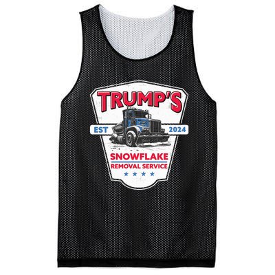 Trumps Snowflake Removal Service Funny Trump 2024 Mesh Reversible Basketball Jersey Tank