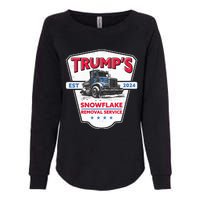 Trumps Snowflake Removal Service Funny Trump 2024 Womens California Wash Sweatshirt