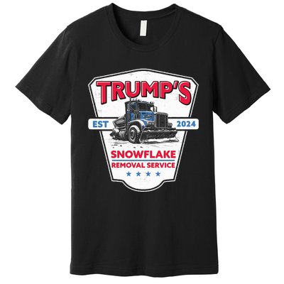 Trumps Snowflake Removal Service Funny Trump 2024 Premium T-Shirt