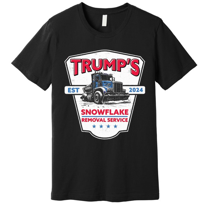 Trumps Snowflake Removal Service Funny Trump 2024 Premium T-Shirt