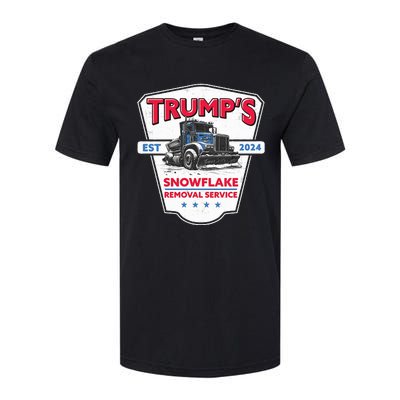 Trumps Snowflake Removal Service Funny Trump 2024 Softstyle CVC T-Shirt