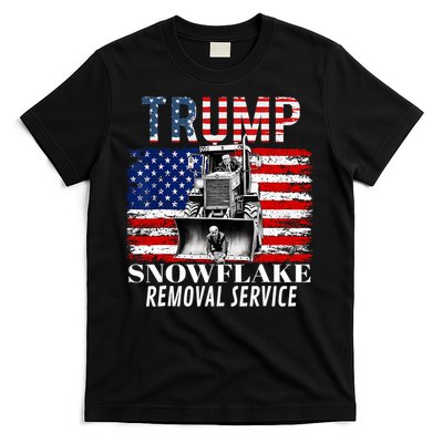 Trump Snowflake Removal Service Funny Donald Trump 2024 T-Shirt