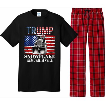 Trump Snowflake Removal Service Funny Donald Trump 2024 Pajama Set