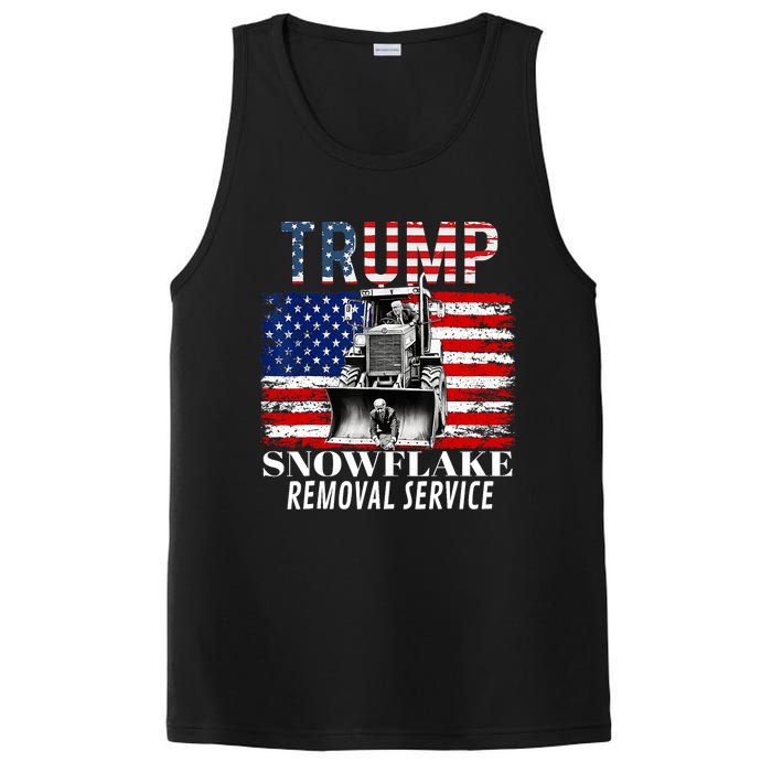 Trump Snowflake Removal Service Funny Donald Trump 2024 PosiCharge Competitor Tank