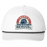 Trumps Snowflake Removal Service Funny Trump 2024 Snapback Five-Panel Rope Hat