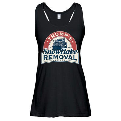 Trumps Snowflake Removal Service Funny Trump 2024 Ladies Essential Flowy Tank