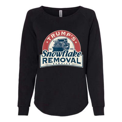 Trumps Snowflake Removal Service Funny Trump 2024 Womens California Wash Sweatshirt