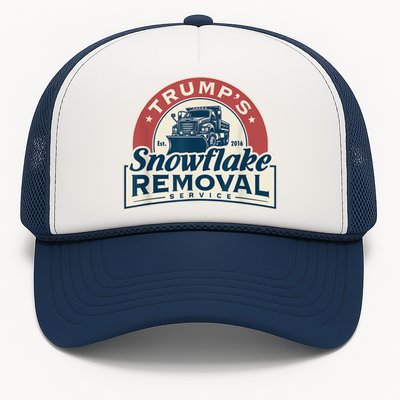 Trumps Snowflake Removal Service Funny Trump 2024 Trucker Hat