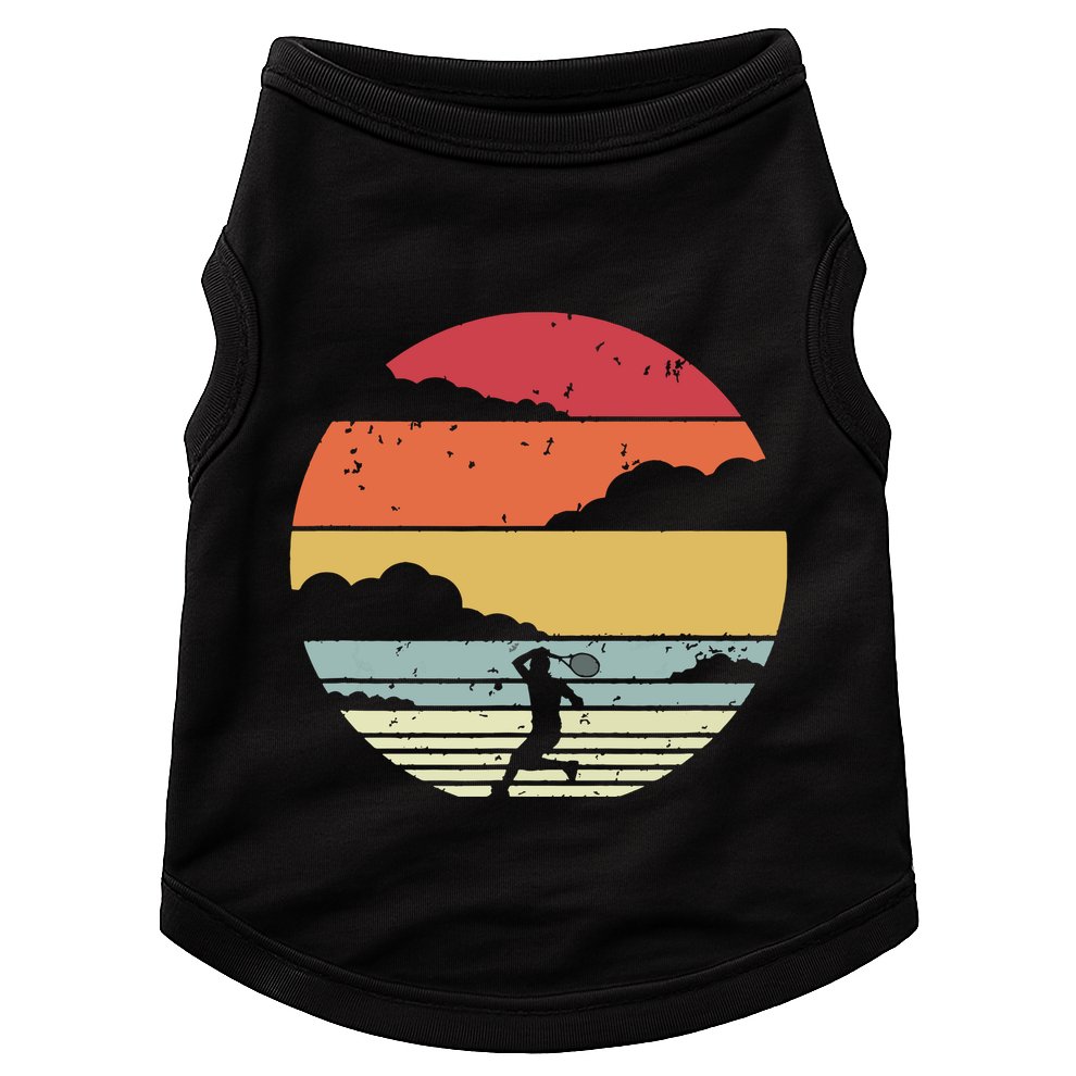 Tennis Shirts Retro Style Doggie Tank