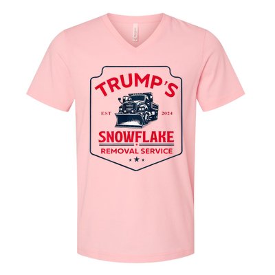 TrumpS Snowflake Removal Service V-Neck T-Shirt