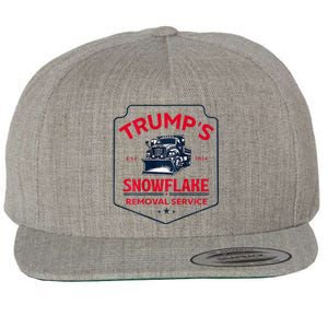 TrumpS Snowflake Removal Service Wool Snapback Cap