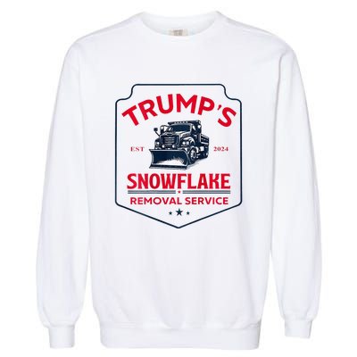 TrumpS Snowflake Removal Service Garment-Dyed Sweatshirt