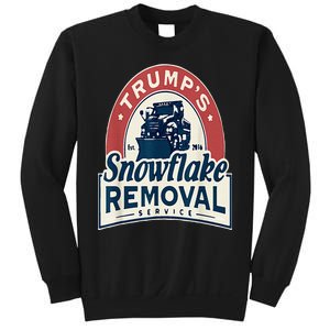 TrumpS Snowflake Removal Service Funny Trump 2024 Sweatshirt