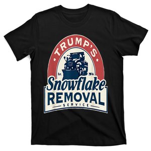 TrumpS Snowflake Removal Service Funny Trump 2024 T-Shirt