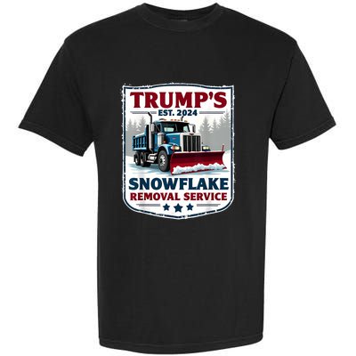 TrumpS Snowflake Removal Service Funny Trump 2024 Garment-Dyed Heavyweight T-Shirt