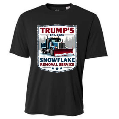 TrumpS Snowflake Removal Service Funny Trump 2024 Cooling Performance Crew T-Shirt