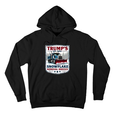 TrumpS Snowflake Removal Service Funny Trump 2024 Hoodie