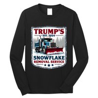 TrumpS Snowflake Removal Service Funny Trump 2024 Long Sleeve Shirt