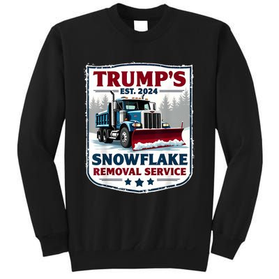 TrumpS Snowflake Removal Service Funny Trump 2024 Sweatshirt