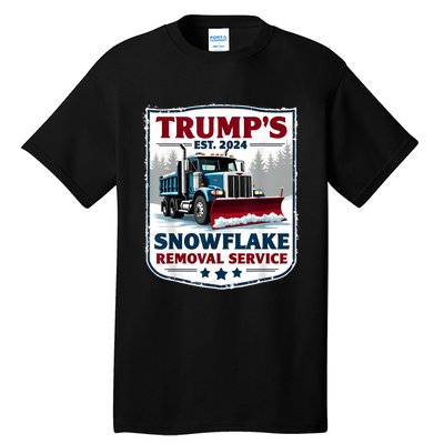 TrumpS Snowflake Removal Service Funny Trump 2024 Tall T-Shirt