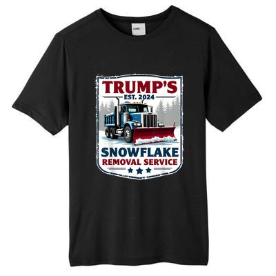 TrumpS Snowflake Removal Service Funny Trump 2024 Tall Fusion ChromaSoft Performance T-Shirt