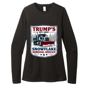 TrumpS Snowflake Removal Service Funny Trump 2024 Womens CVC Long Sleeve Shirt