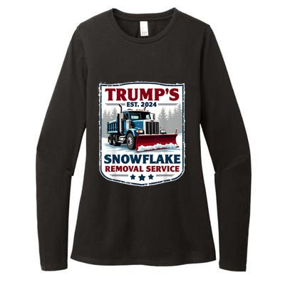 TrumpS Snowflake Removal Service Funny Trump 2024 Womens CVC Long Sleeve Shirt