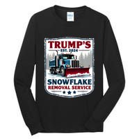 TrumpS Snowflake Removal Service Funny Trump 2024 Tall Long Sleeve T-Shirt