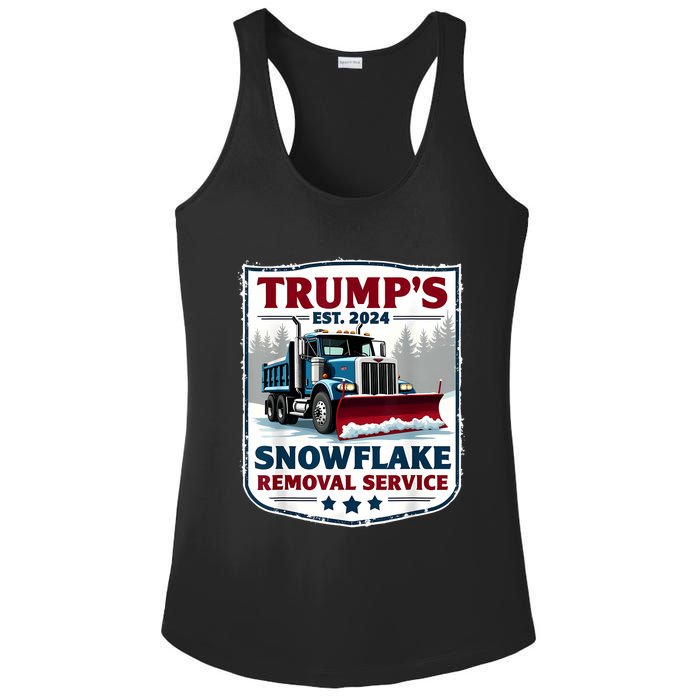 TrumpS Snowflake Removal Service Funny Trump 2024 Ladies PosiCharge Competitor Racerback Tank