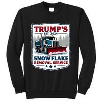 TrumpS Snowflake Removal Service Funny Trump 2024 Tall Sweatshirt