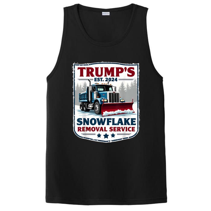 TrumpS Snowflake Removal Service Funny Trump 2024 PosiCharge Competitor Tank