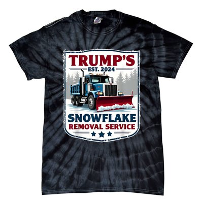 TrumpS Snowflake Removal Service Funny Trump 2024 Tie-Dye T-Shirt