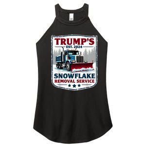 TrumpS Snowflake Removal Service Funny Trump 2024 Women's Perfect Tri Rocker Tank