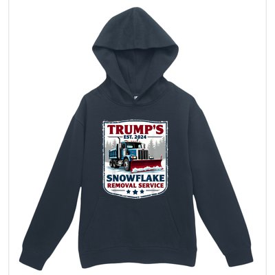 TrumpS Snowflake Removal Service Funny Trump 2024 Urban Pullover Hoodie