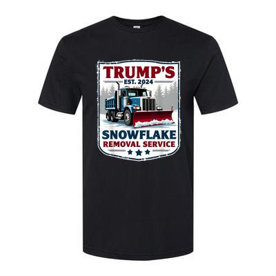 TrumpS Snowflake Removal Service Funny Trump 2024 Softstyle CVC T-Shirt